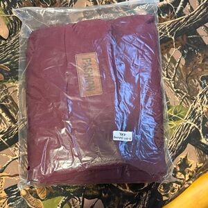 Burgundy Fleece Lined Leggings